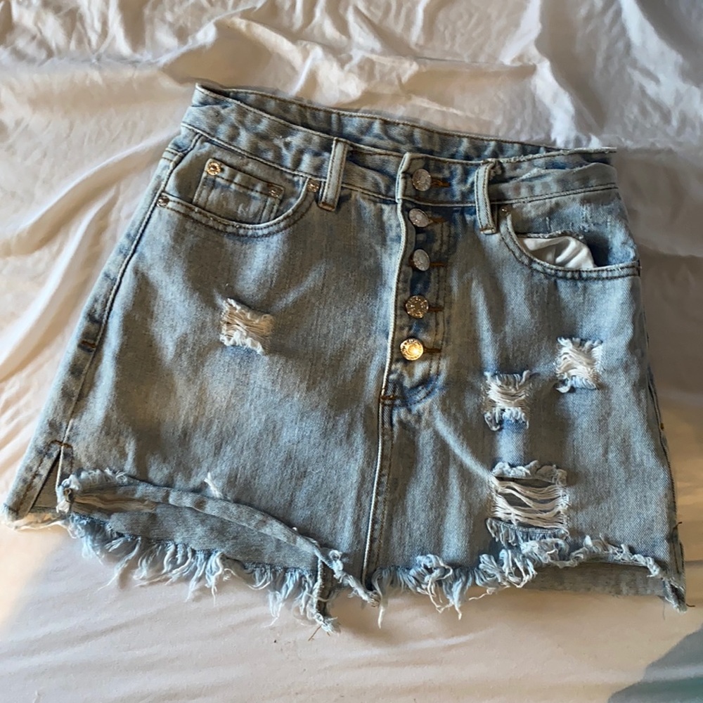 Princess Polly jean skirt 🔥
